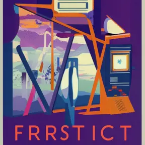 First watch book cover, High Resolution, Cassette Futurism, Poster