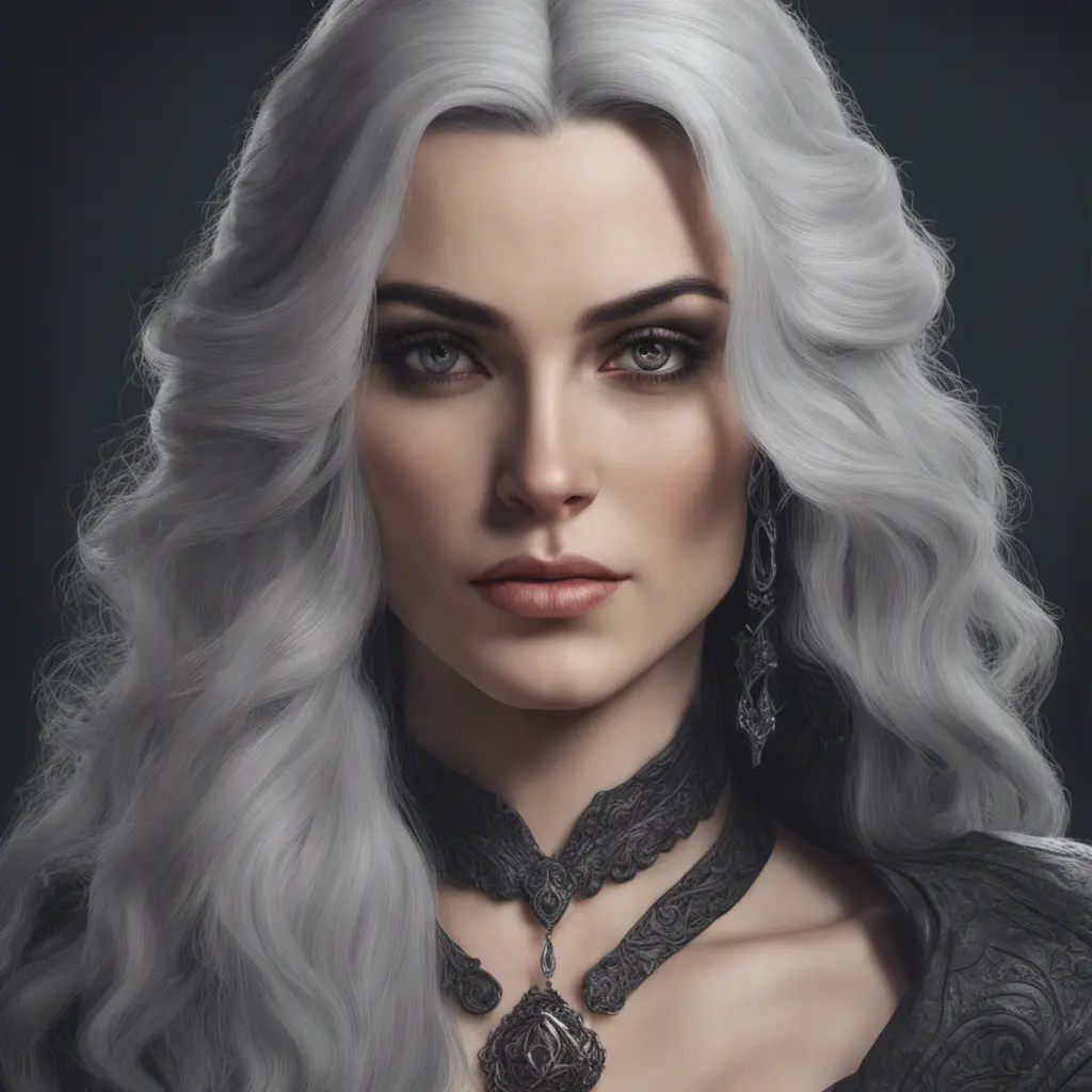 Alluring highly detailed matte portrait of a beautiful Yennefer in the style of Stefan Kostic, 8k, High Definition, Highly Detailed, Intricate, Half Body, Realistic, Sharp Focus, Fantasy, Elegant