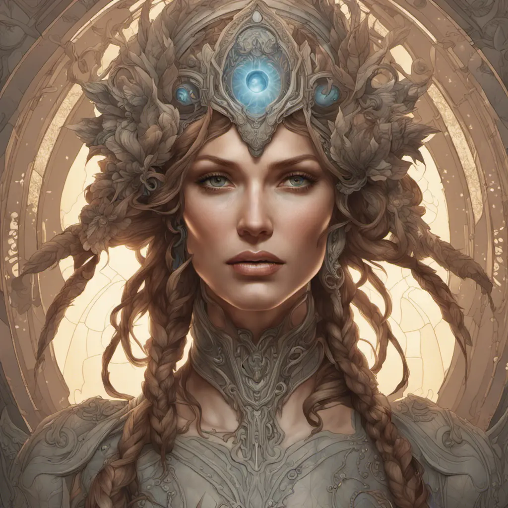 Alluring matte portrait of a beautiful Sarah Kerrigan, 8k, Highly Detailed, Intricate, Half Body, Realistic, Sharp Focus, Volumetric Lighting, Fantasy, Elegant by Alphonse Mucha