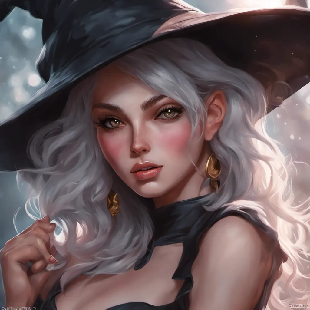 Alluring portrait of Kiki the witch in the style of Stefan Kostic, 4k, 4k resolution, 8k, Highly Detailed, Hyper Detailed, Beautiful, Digital Painting, Sharp Focus, Anime, Fantasy by Stanley Artgerm Lau