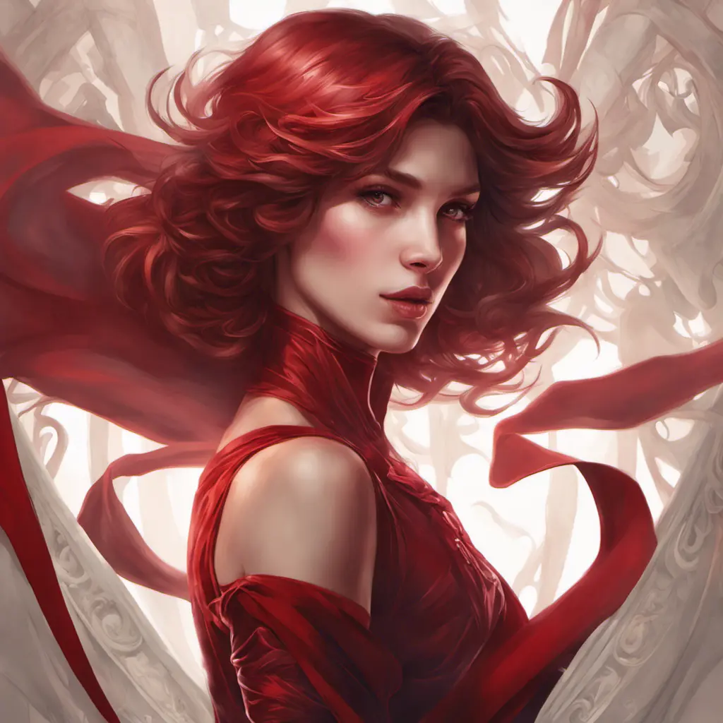 Alluring matte portrait of the beautiful Fiora in dark red, 8k, Highly Detailed, Intricate, Realistic, Sharp Focus, Volumetric Lighting, Fantasy, Elegant by Stanley Artgerm Lau, Alphonse Mucha, WLOP, Stefan Kostic