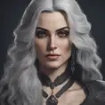 Alluring highly detailed matte portrait of a beautiful Yennefer in the style of Stefan Kostic, 8k, High Definition, Highly Detailed, Intricate, Half Body, Realistic, Sharp Focus, Fantasy, Elegant
