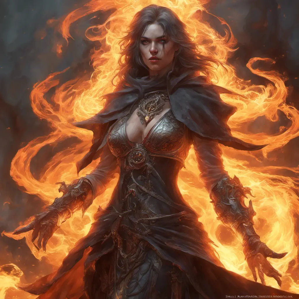 Necromancer fire sorceress from Elden Ring, fantasy magic, 8k, Highly Detailed, Alluring, Artstation, Digital Painting, Photo Realistic, Sharp Focus, Volumetric Lighting, Concept Art by Stanley Artgerm Lau, Alphonse Mucha, Greg Rutkowski, WLOP