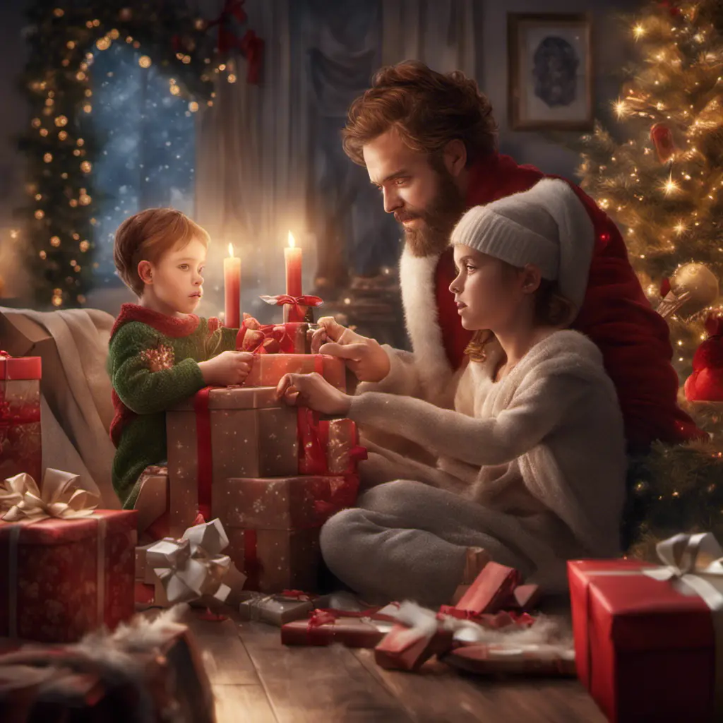 A Christmas Miracle, 8k, Highly Detailed, Magical, Stunning, Photo Realistic, Sharp Focus, Volumetric Lighting, Fantasy by Stanley Artgerm Lau