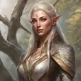 D&D concept art of gorgeous elven woman in the style of Stefan Kostic, 8k, High Definition, Highly Detailed, Intricate, Half Body, Realistic, Sharp Focus, Fantasy, Elegant by Stanley Artgerm Lau, WLOP
