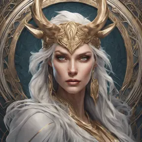 Alluring matte portrait of the beautiful norse goddess Hel in the style of Stefan Kostic, 8k, Highly Detailed, Intricate, Realistic, Sharp Focus, Volumetric Lighting, Fantasy, Elegant by Stanley Artgerm Lau, Alphonse Mucha, WLOP