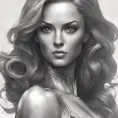 Alluring matte portrait of a beautiful Jean Grey from X-Men, 8k, Highly Detailed, Intricate, Half Body, Realistic, Sharp Focus, Volumetric Lighting, Fantasy, Elegant by Stanley Artgerm Lau