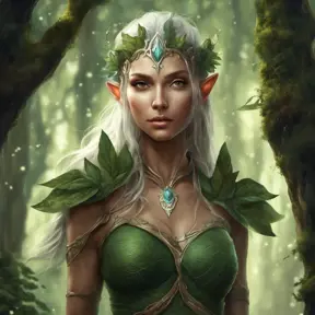 Closeup of a beautiful female fantasy forest elf, Highly Detailed, Intricate, Epic, Digital Painting, Realistic, Smooth, Volumetric Lighting, Concept Art, Elegant