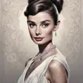 Alluring matte portrait of a beautiful young Audrey Hepburn, 8k, Highly Detailed, Intricate, Half Body, Realistic, Sharp Focus, Volumetric Lighting, Fantasy, Elegant by Stanley Artgerm Lau