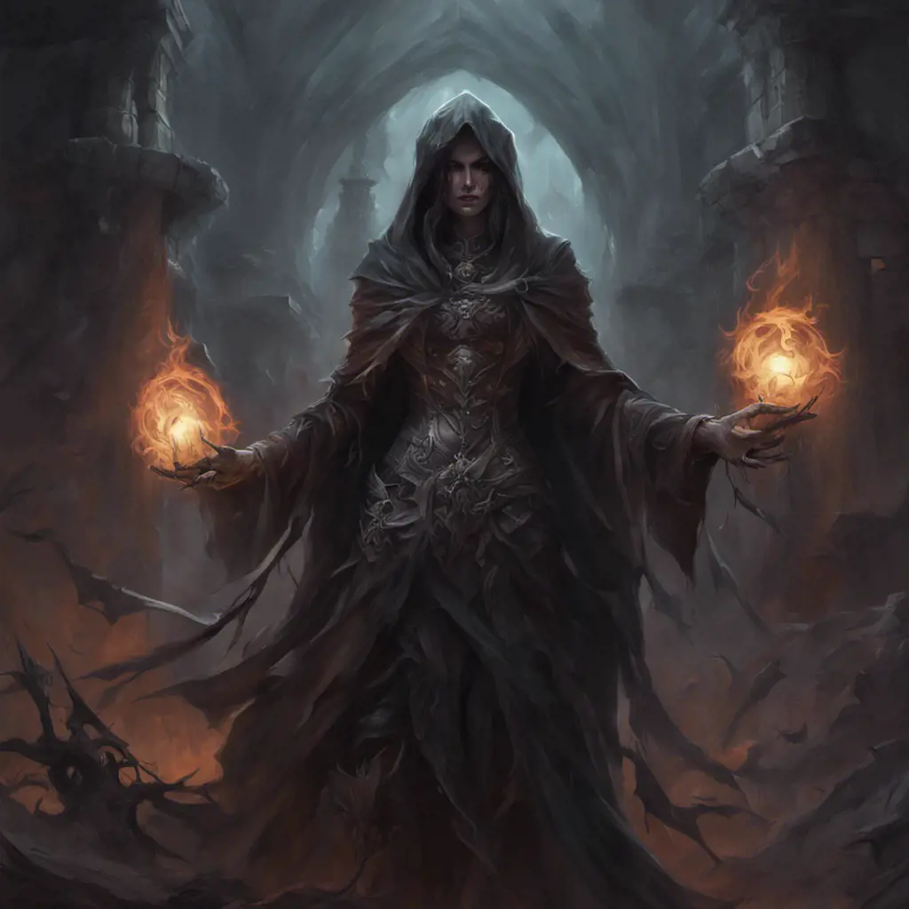 Necromancer in a haunted battlefield, Highly Detailed, Intricate, Gothic, Volumetric Lighting, Fantasy, Dark by Stanley Artgerm Lau