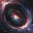Multiple universes clashing with a black hole, Atmospheric, Stunning by Stanley Artgerm Lau