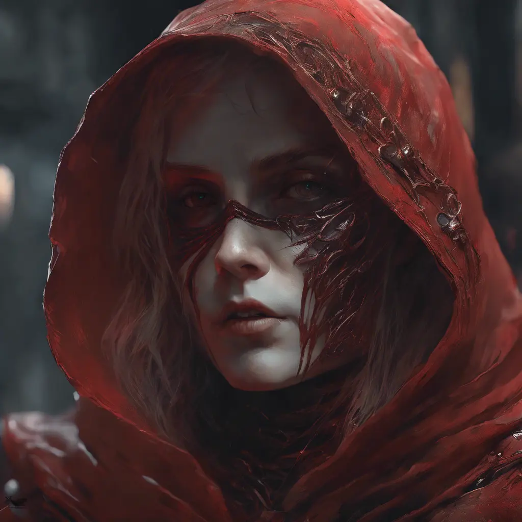 close up red ghost, 4k, Highly Detailed, Hyper Detailed, Powerful, Artstation, Vintage Illustration, Digital Painting, Elden Ring, Sharp Focus, Smooth, Concept Art by WLOP