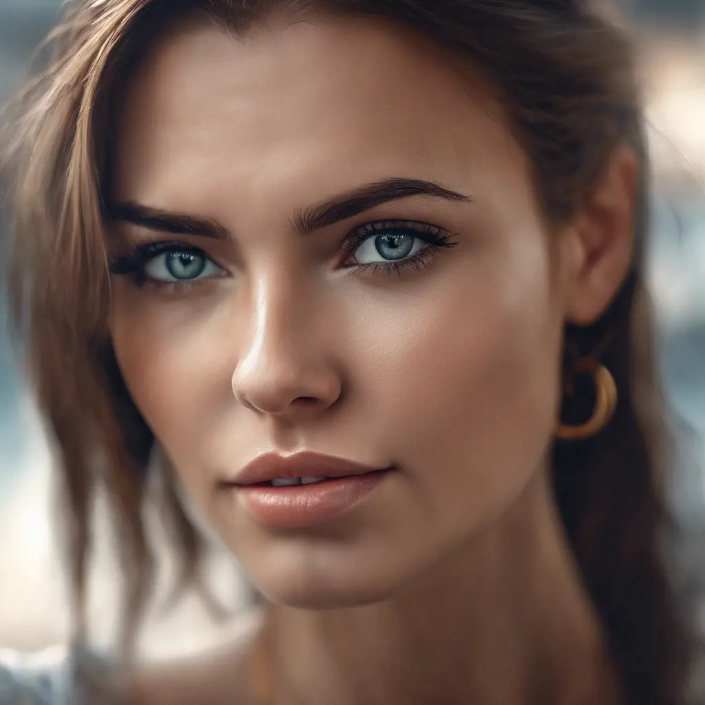 Photo of a gorgeous female in the style of stefan kostic, 8k, High Definition, Intricate, Ultra Detailed, Half Body, Bokeh effect, Realistic, Sharp Focus, Elegant