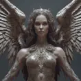 An angel and a demon, 8k, Highly Detailed, Intricate Details, Trending on Artstation, Symmetrical Face, Digital Illustration, Sharp Focus, Octane Render, Concept Art by Greg Rutkowski