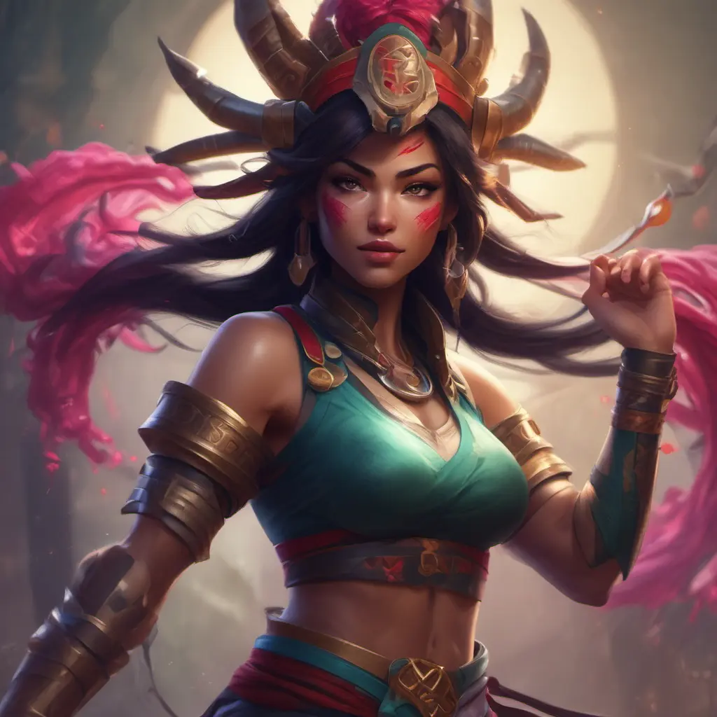 Alluring matte portrait of a beautiful Akali, 8k, Highly Detailed, Intricate, Half Body, Realistic, Sharp Focus, Volumetric Lighting, Fantasy, Elegant by Stanley Artgerm Lau, Greg Rutkowski