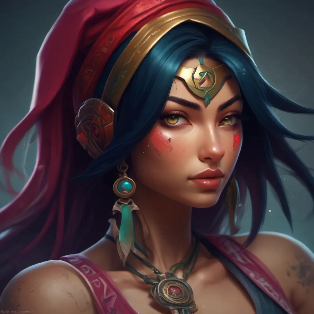 Matte portrait of Akali from League of Legends with tattoos, 8k, Highly Detailed, Powerful, Alluring, Artstation, Magical, Digital Painting, Photo Realistic, Sharp Focus, Volumetric Lighting, Concept Art by Stanley Artgerm Lau, Alphonse Mucha, Greg Rutkowski