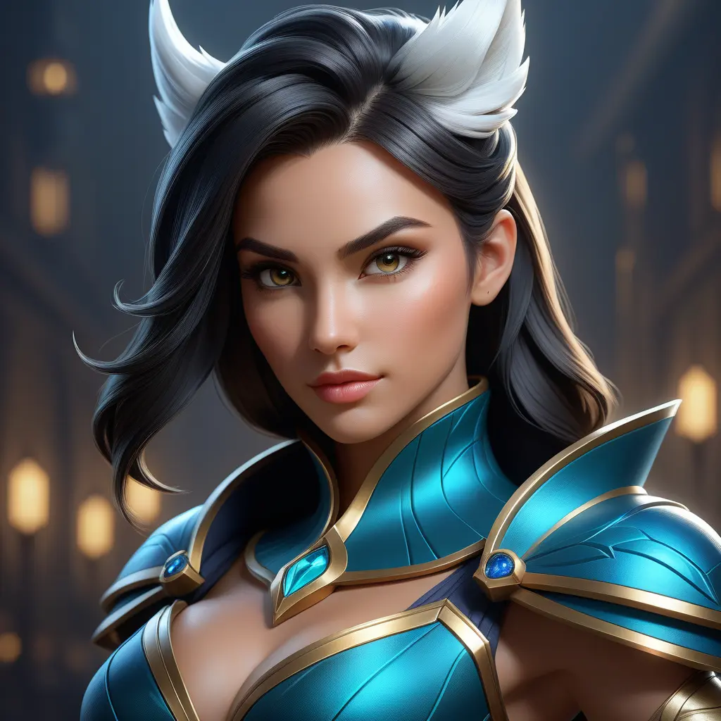 Alluring matte portrait of a fierce beautiful Vex from League of Legends, 8k, Highly Detailed, Intricate, Half Body, Realistic, Sharp Focus, Volumetric Lighting, Fantasy, Elegant by Stanley Artgerm Lau, WLOP, Stefan Kostic