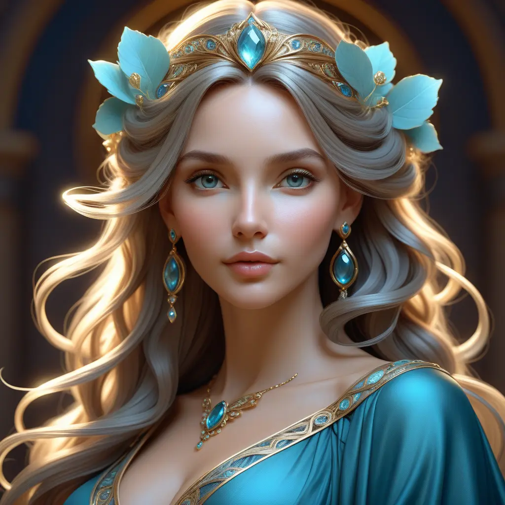 Alluring matte portrait of a beautiful Seraphine, 8k, Highly Detailed, Intricate, Half Body, Realistic, Sharp Focus, Volumetric Lighting, Fantasy, Elegant by Stanley Artgerm Lau, Alphonse Mucha, WLOP