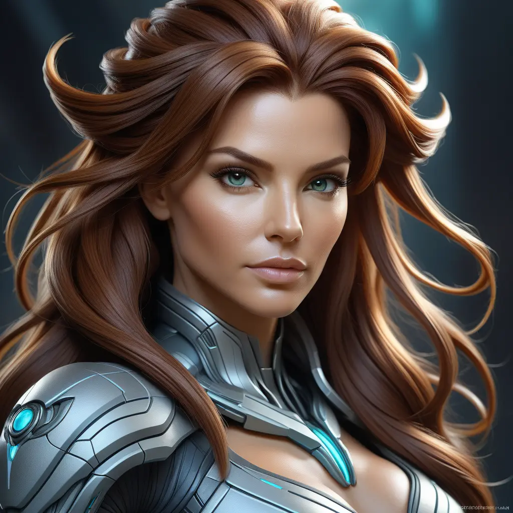 Alluring matte portrait of a beautiful Sarah Kerrigan, 8k, Highly Detailed, Intricate, Half Body, Realistic, Sharp Focus, Volumetric Lighting, Fantasy, Elegant by Stanley Artgerm Lau