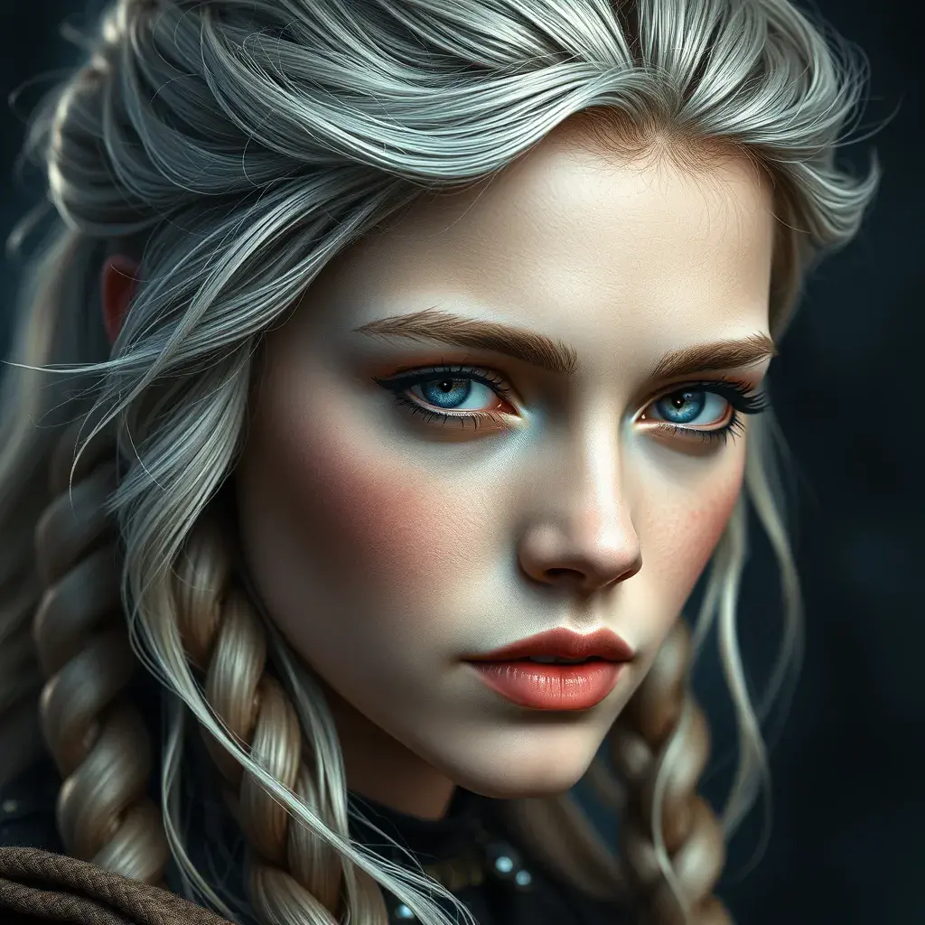 Alluring highly detailed matte portrait of a beautiful Aloy with shimmering hair in the style of Stefan Kostic, 8k, High Definition, Highly Detailed, Intricate, Half Body, Realistic, Sharp Focus, Fantasy, Elegant