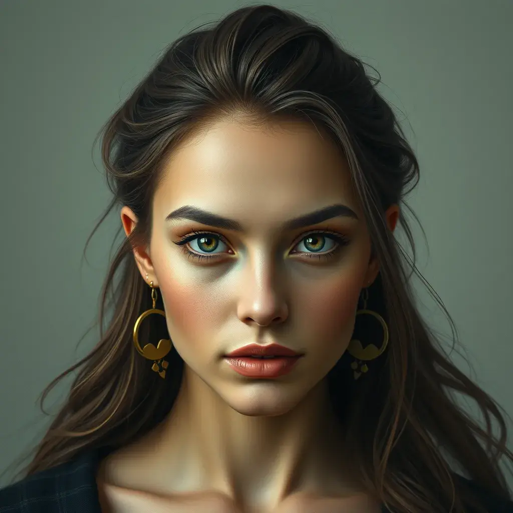 Alluring portrait of the perfect woman, with beautiful face, 8k, High Resolution, HQ, Ultra Detailed, Artstation, Perfect Face, Matte Painting