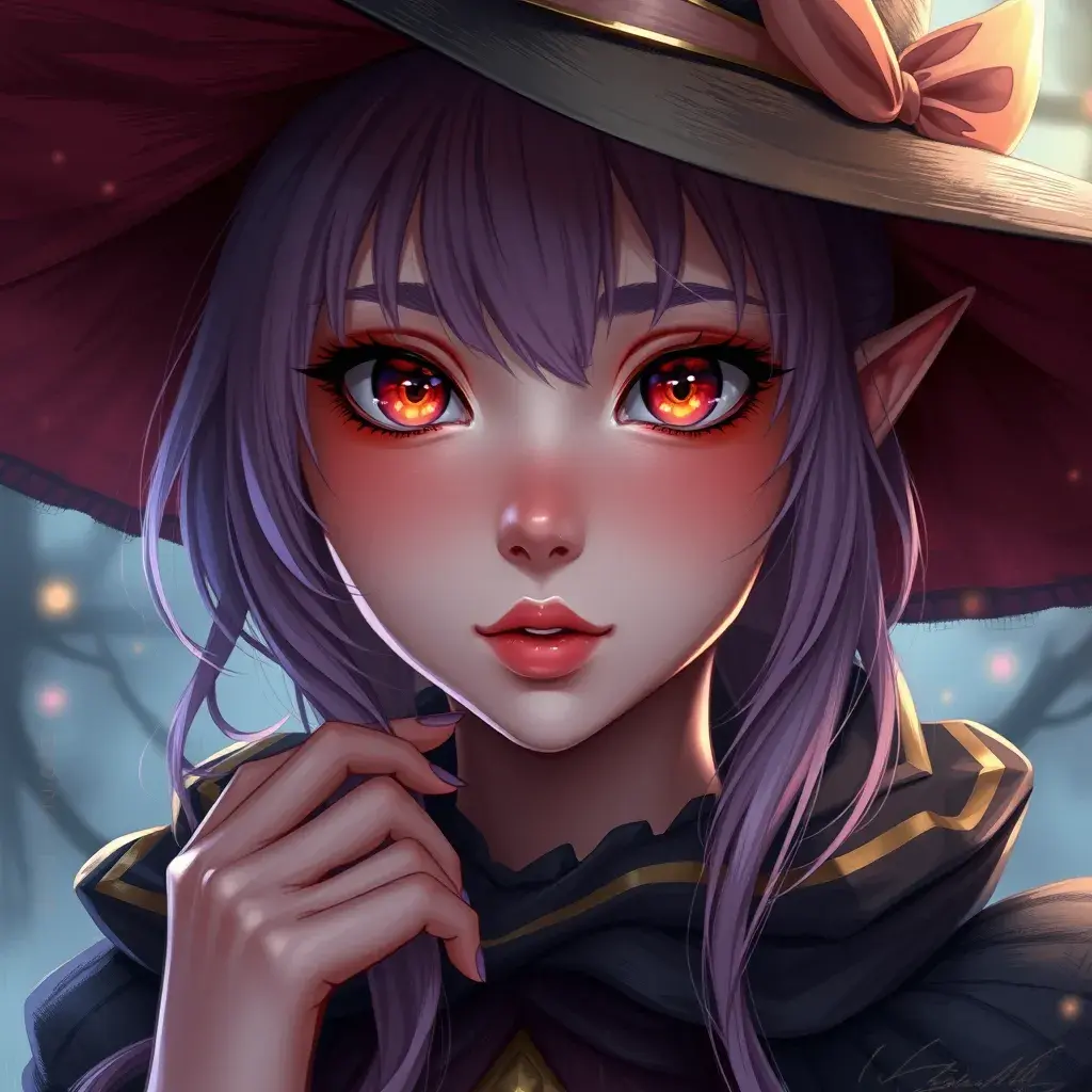 Alluring portrait of Kiki the witch in the style of Stefan Kostic, 4k, 4k resolution, 8k, Highly Detailed, Hyper Detailed, Beautiful, Digital Painting, Sharp Focus, Anime, Fantasy by Stanley Artgerm Lau