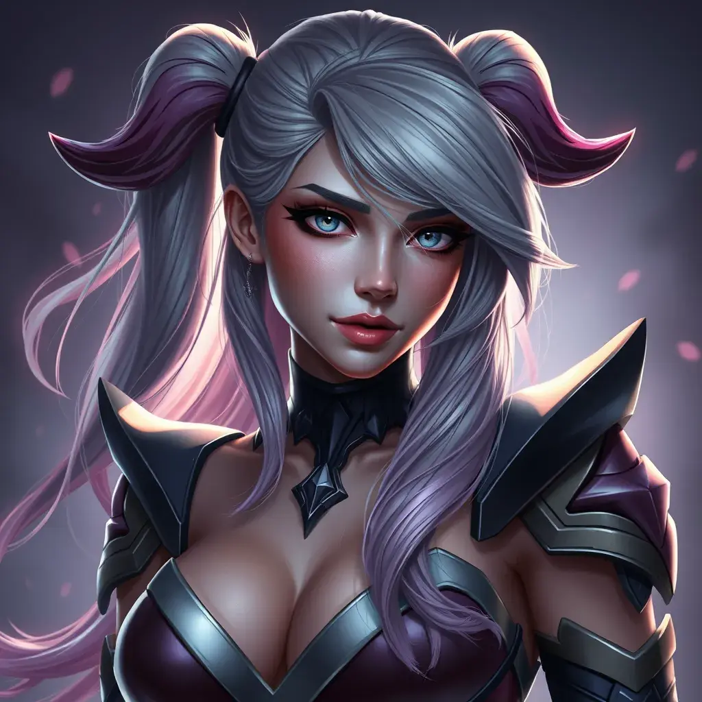 Alluring matte portrait of a beautiful Quinn from League of Legends, Highly Detailed, Half Body, Realistic, Sharp Focus, Volumetric Lighting by Stanley Artgerm Lau