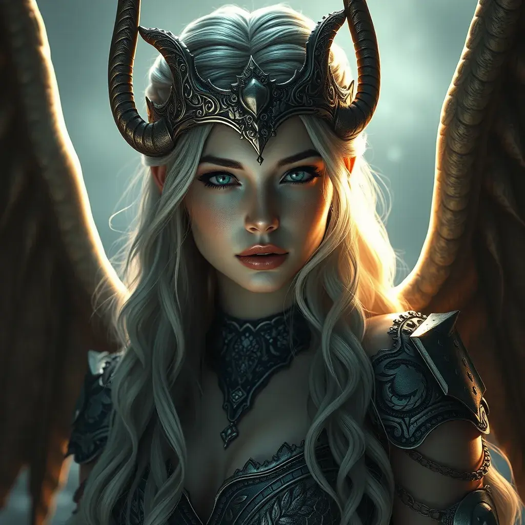 Alluring matte portrait of the beautiful norse goddess Hel in the style of Stefan Kostic, 8k, Highly Detailed, Intricate, Realistic, Sharp Focus, Volumetric Lighting, Fantasy, Elegant by Stanley Artgerm Lau, Alphonse Mucha, WLOP