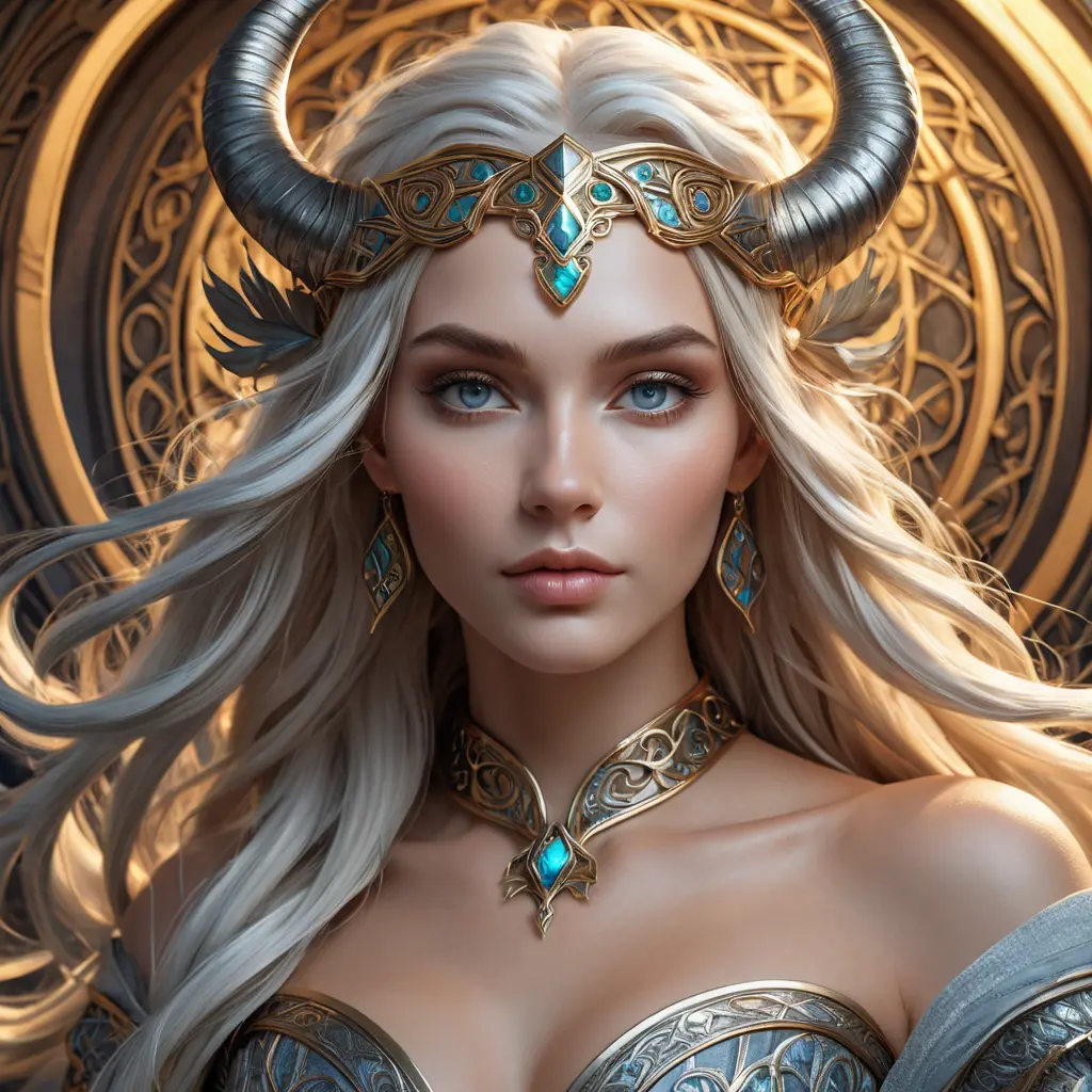 Alluring matte portrait of the beautiful norse goddess Hel in the style of Stefan Kostic, 8k, Highly Detailed, Intricate, Realistic, Sharp Focus, Volumetric Lighting, Fantasy, Elegant by Stanley Artgerm Lau, Alphonse Mucha, WLOP